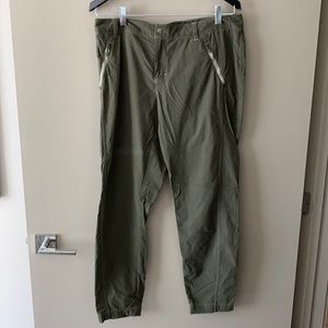Dark green outdoor hiking pants